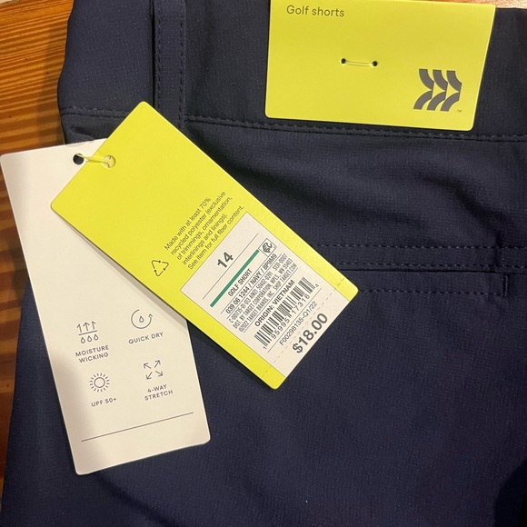 ⭐️NWT All In Motion navy golf shorts! 6 pair for $48!! - Picture 5 of 5